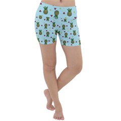 Pineapple Watermelon Fruit Lime Lightweight Velour Yoga Shorts by Mariart