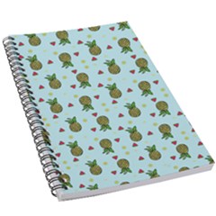 Pineapple Watermelon Fruit Lime 5 5  X 8 5  Notebook