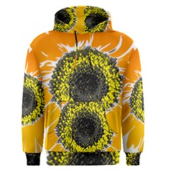 Sunflower Flower Yellow Orange Men s Pullover Hoodie