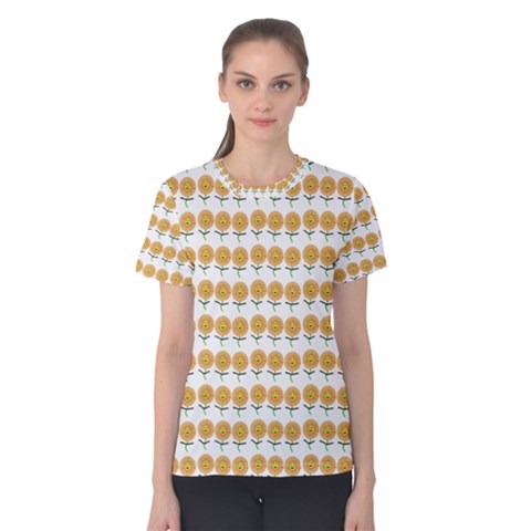 Sunflower Wrap Women s Cotton Tee by Mariart