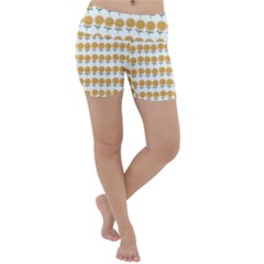 Sunflower Wrap Lightweight Velour Yoga Shorts