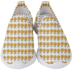 Sunflower Wrap Kids  Slip On Sneakers by Mariart