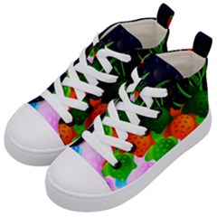 Pattern Fishes Escher Kids  Mid-top Canvas Sneakers by Mariart