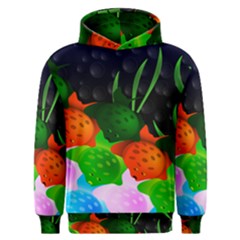 Pattern Fishes Escher Men s Overhead Hoodie