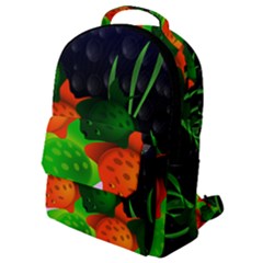 Pattern Fishes Escher Flap Pocket Backpack (small)