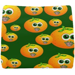 Seamless Orange Pattern Seat Cushion