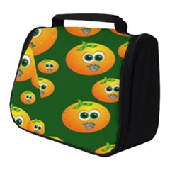 Seamless Orange Pattern Full Print Travel Pouch (small)