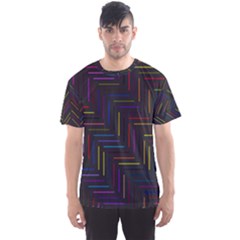 Lines Line Background Men s Sports Mesh Tee