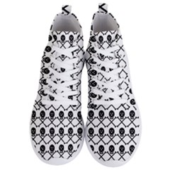 Skull Crossbones Pirate Backdrop Men s Lightweight High Top Sneakers