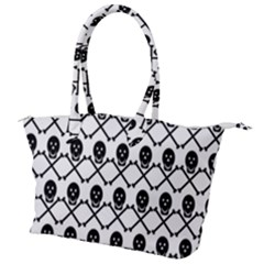 Skull Crossbones Pirate Backdrop Canvas Shoulder Bag