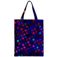 Squares Square Background Abstract Zipper Classic Tote Bag by Alisyart