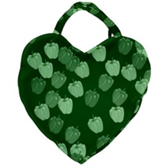 Seamless Paprica Giant Heart Shaped Tote by Alisyart
