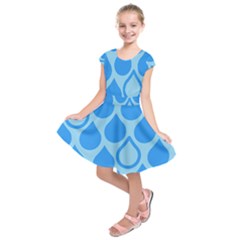 Droplet Kids  Short Sleeve Dress by WensdaiAmbrose