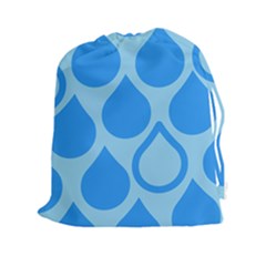 Droplet Drawstring Pouch (xxl) by WensdaiAmbrose