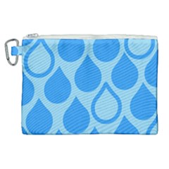 Droplet Canvas Cosmetic Bag (xl) by WensdaiAmbrose