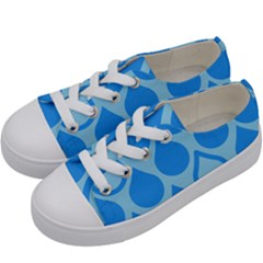 Droplet Kids  Low Top Canvas Sneakers by WensdaiAmbrose