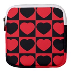Royal Hearts Mini Square Pouch by WensdaiAmbrose