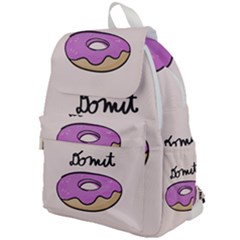 Donuts Sweet Food Top Flap Backpack