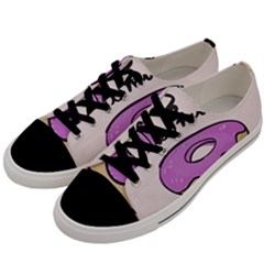 Donuts Sweet Food Men s Low Top Canvas Sneakers