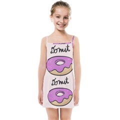 Donuts Sweet Food Kids  Summer Sun Dress by Mariart