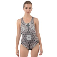 Digital Art Space Cut-out Back One Piece Swimsuit by Mariart
