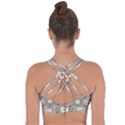 Digital Art Space Cross String Back Sports Bra View2