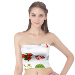 Summer Dolphin Whale Tube Top