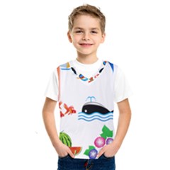 Summer Dolphin Whale Kids  Sportswear by Alisyart