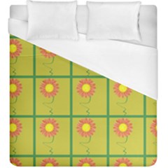 Sunflower Pattern Duvet Cover (king Size)