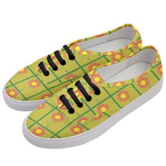 Sunflower Pattern Women s Classic Low Top Sneakers by Alisyart