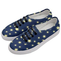 Stars Night Sky Background Women s Classic Low Top Sneakers