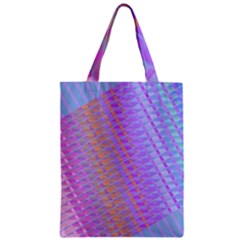 Diagonal Line Design Art Zipper Classic Tote Bag