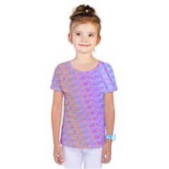 Diagonal Line Design Art Kids  One Piece Tee