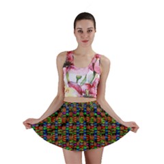 For The Love Of Soul And Mind In A Happy Mood Mini Skirt by pepitasart