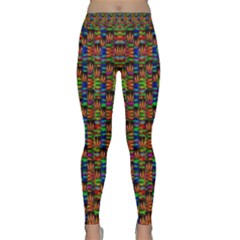 For The Love Of Soul And Mind In A Happy Mood Classic Yoga Leggings by pepitasart