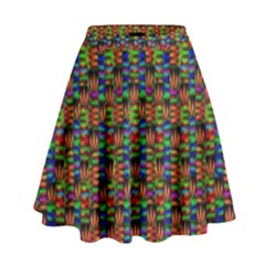 For The Love Of Soul And Mind In A Happy Mood High Waist Skirt by pepitasart