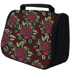 Roses Red Full Print Travel Pouch (big) by WensdaiAmbrose