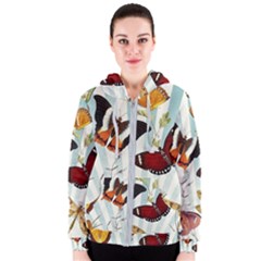 My Butterfly Collection Women s Zipper Hoodie by WensdaiAmbrose