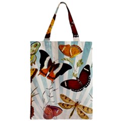 My Butterfly Collection Zipper Classic Tote Bag by WensdaiAmbrose