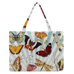 My Butterfly Collection Zipper Medium Tote Bag by WensdaiAmbrose