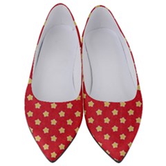 Red Hot Polka Dots Women s Low Heels by WensdaiAmbrose