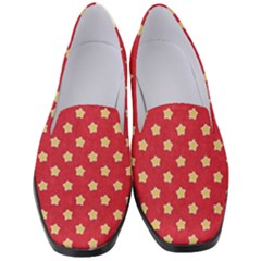 Red Hot Polka Dots Women s Classic Loafer Heels by WensdaiAmbrose