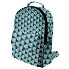 Digital Art Triangle Flap Pocket Backpack (small)