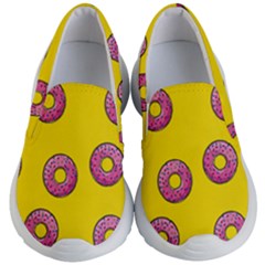 Background Donuts Sweet Food Kids  Lightweight Slip Ons