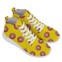 Background Donuts Sweet Food Men s Lightweight High Top Sneakers View3