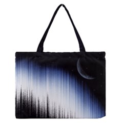 Spectrum And Moon Zipper Medium Tote Bag by LoolyElzayat