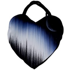 Spectrum And Moon Giant Heart Shaped Tote