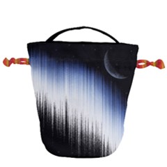 Spectrum And Moon Drawstring Bucket Bag
