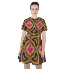 Kaleidoscope Art Pattern Ornament Sailor Dress