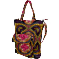 Kaleidoscope Art Pattern Ornament Shoulder Tote Bag